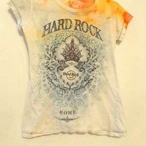 Hard rock xs tie dye t-shirt